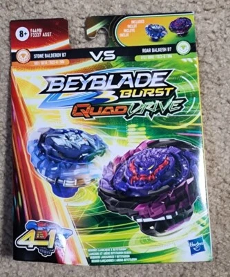 Blusa giratória BEYBLADE Burst QuadDrive Roar Balkesh B7 Stone Balderov B7 NOVA - Imagem 1 de 2