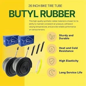 2er PACK 26X1.90/1.95/2.10/2.125 MTB FAHRRADSCHLÄUCHE PAAR 2 - Bild 1 von 5