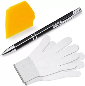 Craft Weeding Vinyl Wrap Tool Kit Pin Pen + Squeegee + Gloves Bubble Free Wraps - Bild 1 von 9
