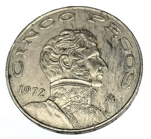 # C6121 MEXICO COIN, FIVE PESOS 1972 - Picture 1 of 2