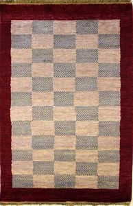 Rugstc 3x5 Senneh Gabbeh Multicolored Area Rug,Vegetable dye, Hand-Knotted,Wool - Picture 1 of 5