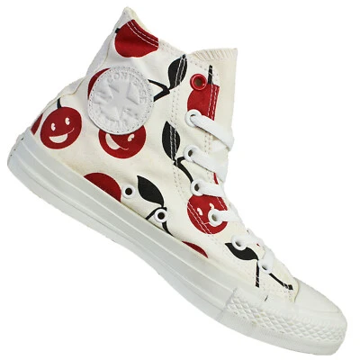 Converse Chuck Taylor All Star Hi 547900C Zapatillas de Deporte Cerezas Blanco - Imagen 1 de 2