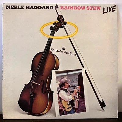 MERLE HAGGARD - Rainbow Stew Live (1981) - 12" Vinyl Record LP - VG+ - Image 1 of 3