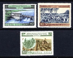 Russia 1718-1720, Lightly Hinged. Cattle, Potato planting. 1954 x45751 - Picture 1 of 1