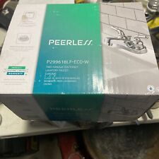 Peerless P2996 18LF-ECO-W TWo Handle Centerset Bathroom Sink Faucet
