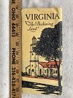 1920s Virginia The Beckoning Land Map Travel Brochure Vintage