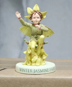 Cicely Mary Barker, WINTER JASMINE FAIRY Flower Fairy figurine, Retired #88954 - Picture 1 of 12