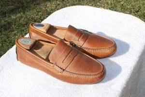 COLE HAAN AIR SIZE 10 M BROWNS IN GREAT CONDITION MENS PENNY MOCCASINS - Picture 1 of 9