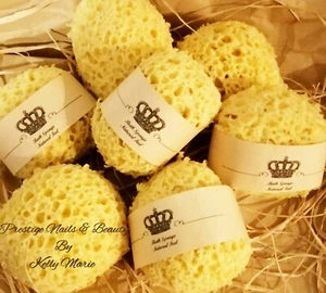 Badeschwamm groß natürliches Gefühl weich Dusche Körperreinigung Peeling Peeling  - Bild 1 von 2