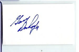 Gary Dornhoefer signed autographed Auto 3.5 x 2 Cut HOCKEY Flyers - Picture 1 of 1