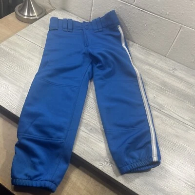 Pantalones de softbol para mujer Mizuno Performance XS azul real con ribete gris blanco Foto 1 de 4