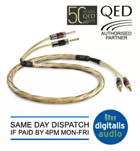 QED Golden Anniversary XT Speaker Cable AIRLOC Forte Terminated 2m 3m 5m 10m - Picture 1 of 12