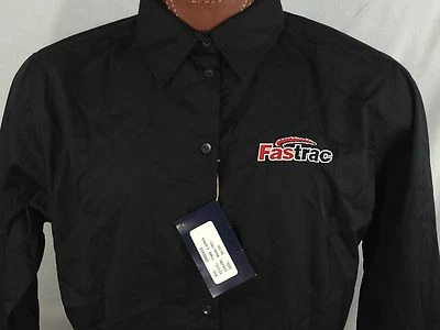 Nueva Camisa Fastrac Para Mujer XL Negra Manga Larga Bordada Foto 1 de 4