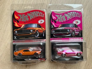 Mustang Boss 302 2020 RLC '70 Hot Wheels - rosa y naranja - Imagen 1 de 4