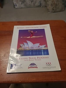 Nice 2000 Sydney Australia Olympic Games Travel Program - Picture 1 of 2