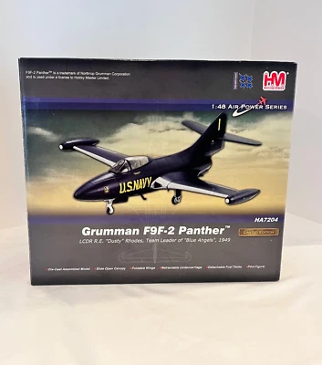 Hobby Master Grumman F9F-2 Panther Dusty Rhodes Team Leader Blue Angels 1949 - Image 1 of 4