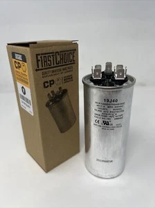 First Choice 19J40 Capacitor 40+7.5/440V (+5%) Round/Run HCKY400D075R440365Z - Picture 1 of 9