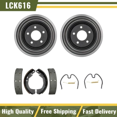 Tambores de freno traseros y zapatas de freno kit de resorte de hardware para Oldsmobile 98 1992-1994 Foto 1 de 4