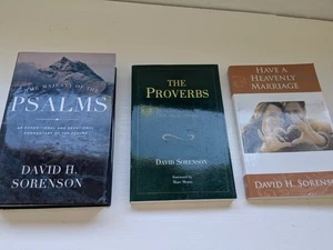 David Sorenson 3 Books - Commentary Psalms, Proverbs + Heavenly Marriage - Picture 1 of 18