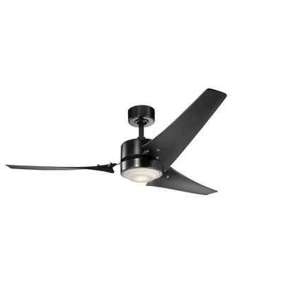 Kichler 310155SBK 60" LED Ceiling Fan in Satin Black - Image 1 of 2