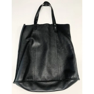 Madewell Bag Leather Black Medium Large Shoulder Soft Tote Purse Unlined Classic - Image 1 of 4