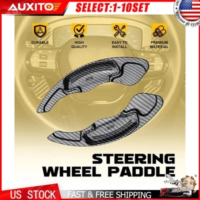 For Acura TL 09-14 Honda Accord 14-23 Carbon Steering Wheel Paddle Shift 2-10X - Image 1 of 4