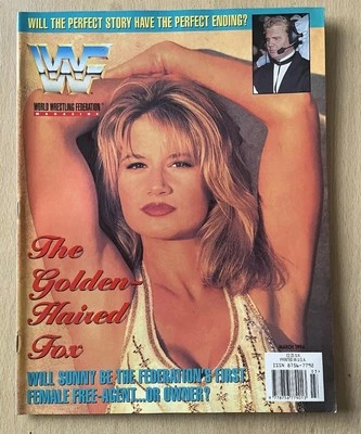 WWF Magazine MARCH 1996 WWE Diva Sunny Cover VGC - Image 1 of 4