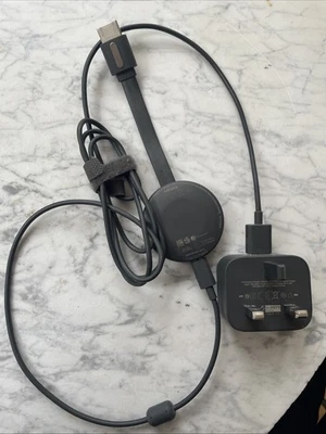 GOOGLE CHROMECAST 2ND GENERATION MEDIA STREAMER NC2-6A5 UNIT (A280) - Image 1 of 4