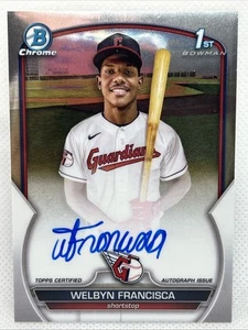 WELBYN FRANCISCA 2023 Bowman Chrome Prospect Auto #CPA-WF Auto - Picture 1 of 3