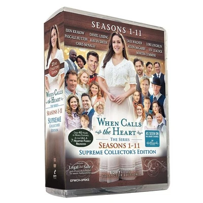 WHEN CALLS THE HEART - Season 1-11 TV Series DVD 27-Disc All Region New & Sealed - image 1 of 2