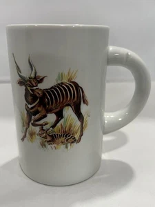 Bongo Antelope & Calf 16oz Mug Ceramic Bavaria Schumann Arzberg Germany - Picture 1 of 4
