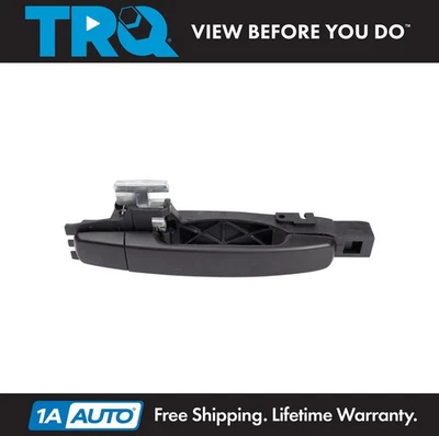 TRQ Rear Right Exterior Door Handle Black For 2007-2012 Nissan Sentra Foto 1 de 4