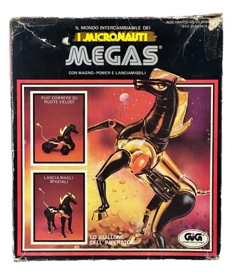 MEGAS I MICRONAUTI MICRONAUTAS MEGO CORP GIG VINTAGE CAJA ITALIANA MAGNEMO - Imagen 1 de 4