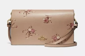 Coach Hayden Foldover Crossbody Clutch With Floral Bundle Print - Picture 1 of 9