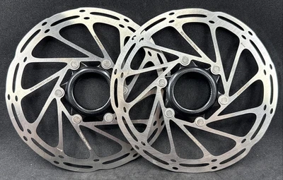 NOVO PAR de rotores de freio a disco com trava central 160mm SRAM MSRP $110! - Imagem 1 de 4