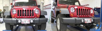 Blue Ox BX1126 Vehicle Baseplate Front Towing for 07-18 Jeep Wrangler JK - Image 1 of 2