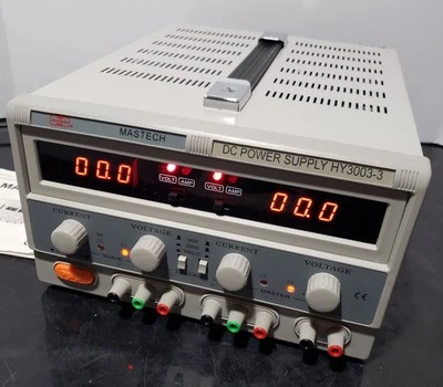 Fonte de alimentação DC Mastech HY3003-3 nunca usada, testada para alimentação - Imagem 1 de 4