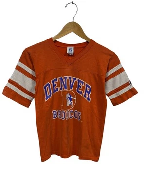 Винтажная футболка 90-х Denver Broncos рукав 3/4 NFL размер XS - Изображение 1 из 3