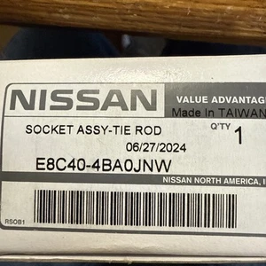 Genuine Nissan 2017-2022 ROGUE Tie Rod Outer Front Left-hand E8C40-4BA0JNW - Picture 1 of 4