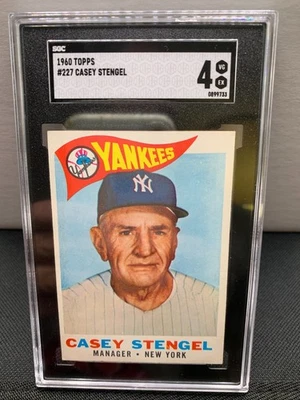 1960 Topps - Casey Stengel #227 - Imagem 1 de 2