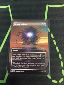 MTG Magic The Gathering Return To Dust CMM Borderless White Instant - Picture 1 of 1