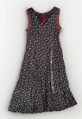 Vestido Dolce Feminino Little Journeys Chicago Bolinhas Contraste Paisley Algodão P - Imagem 1 de 4