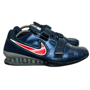 Nike Romaleos 2 Obsidian Blau Rot Gewichtheben Schuhe 476927-460 Herren 12 PROBE - Bild 1 von 11