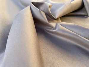 SALE New remnant 140x160cm Linwood mole / light brown FR velvet designer fabric - Picture 1 of 3
