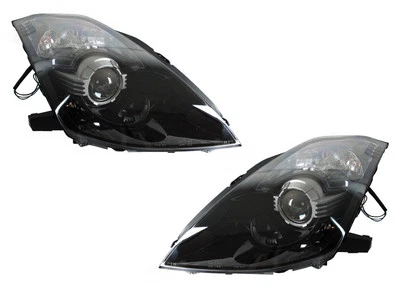 DEPO JDM-Style Black D2S Housing Projector Headlights For 2003-2009 Nissan 350Z - Image 1 of 4