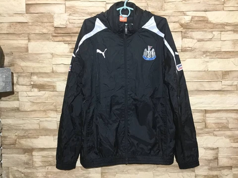 NEWCASTLE UNITED 2012 2013 Training Football Soccer Track Top Jacket Puma Sz L Cover