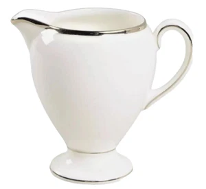 Wedgwood England Sterling silver boe china Globe Shape Creamer 1260804 - Picture 1 of 1