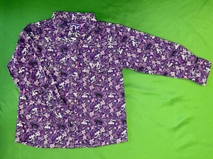 Western Cowgirl Cowboy Purple Plaid Shirt Toddler 4T - Picture 1 of 6