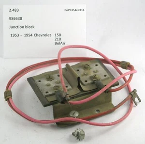 1953-1954 Chevrolet 150 210 BelAir NOS accessory junction block 986630 - Picture 1 of 4