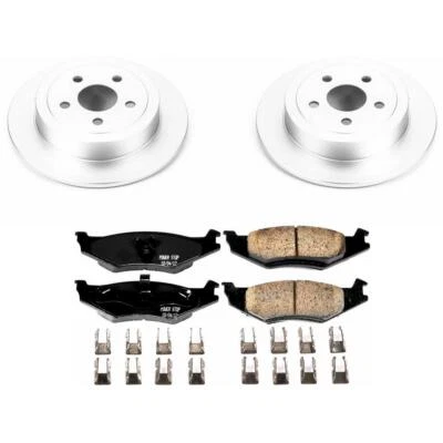 PowerStop Disc Brake Kit - Rear - Fits Plymouth Breeze 1996-2000 Genuine Geomet Foto 1 de 4